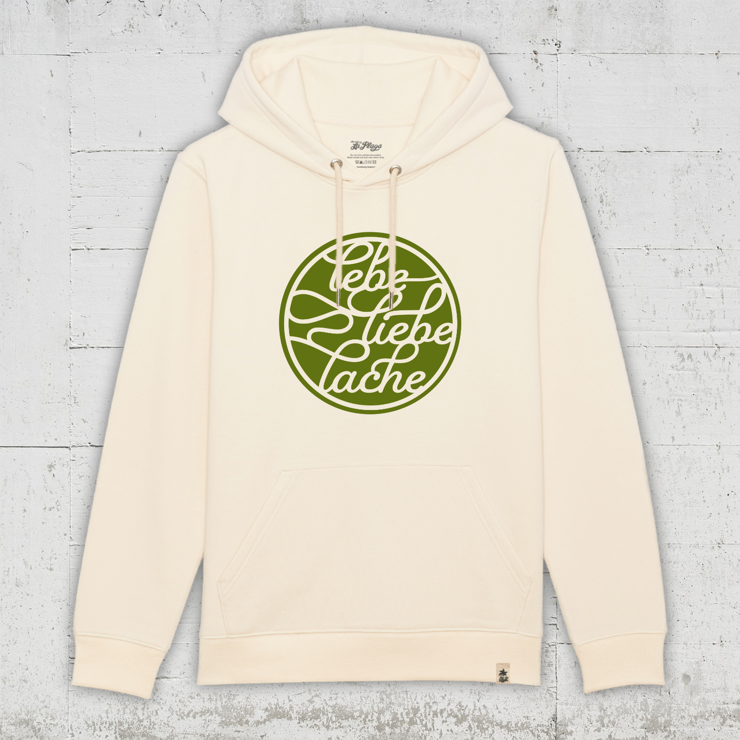 About Paper - lebe, liebe, lache | Bio Hoodie unisex HLP Artists