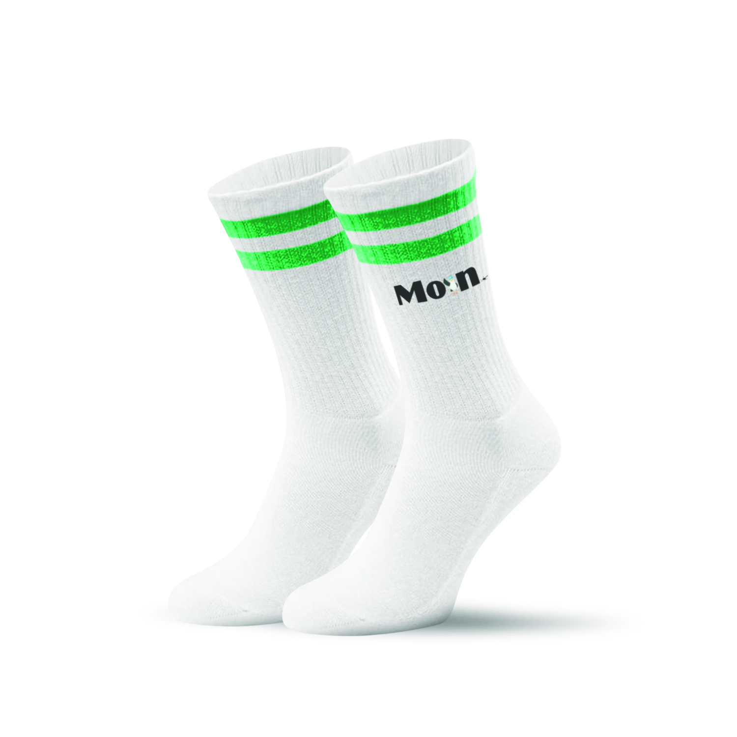 white - green