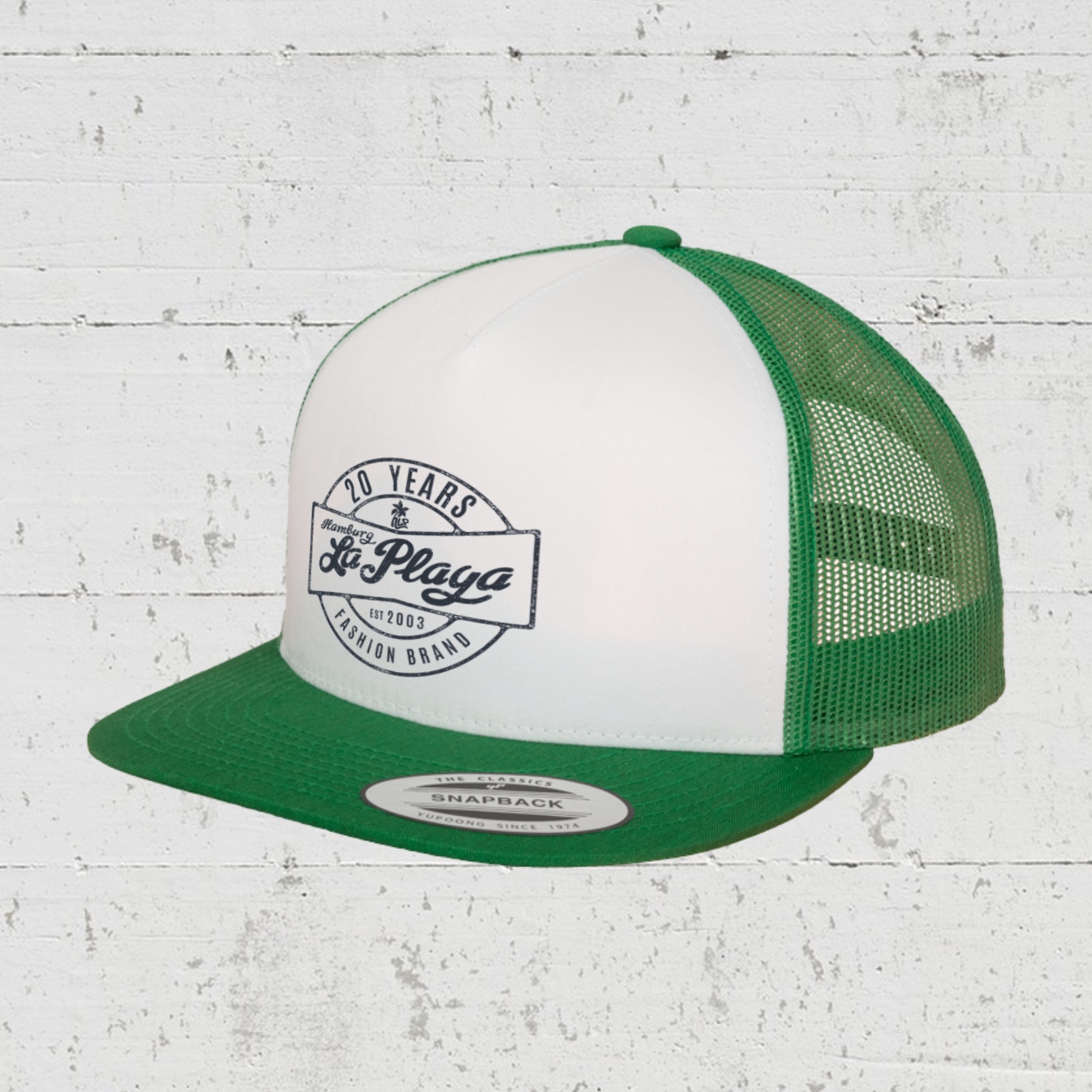 kelly green - white - kelly green