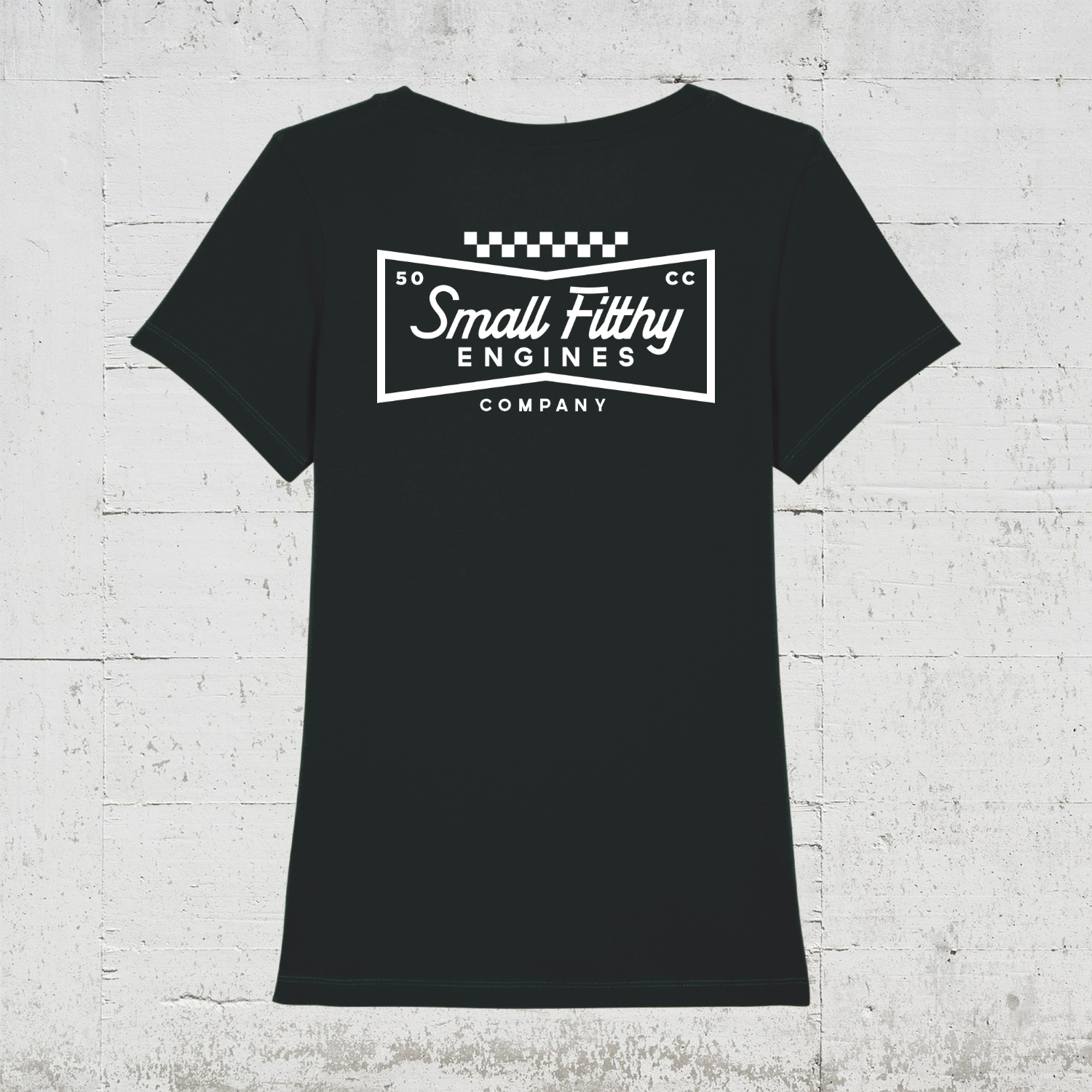 SFE Checker | Bio T-Shirt Women back - black