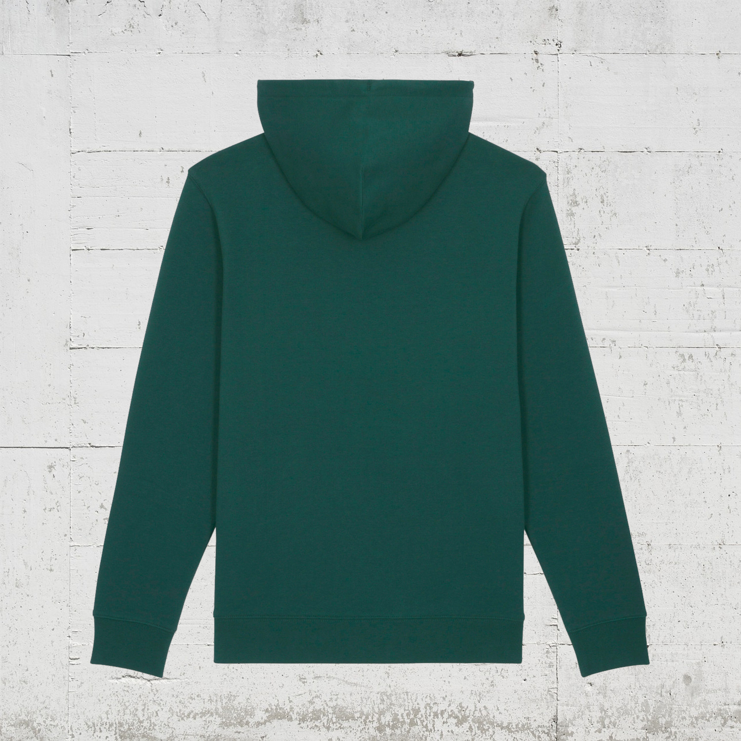 About Paper - Na&?  | Bio Hoodie unisex HLP Artists glazed green back