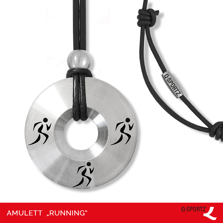 Running runde Amulett-Kette Q-Sportz