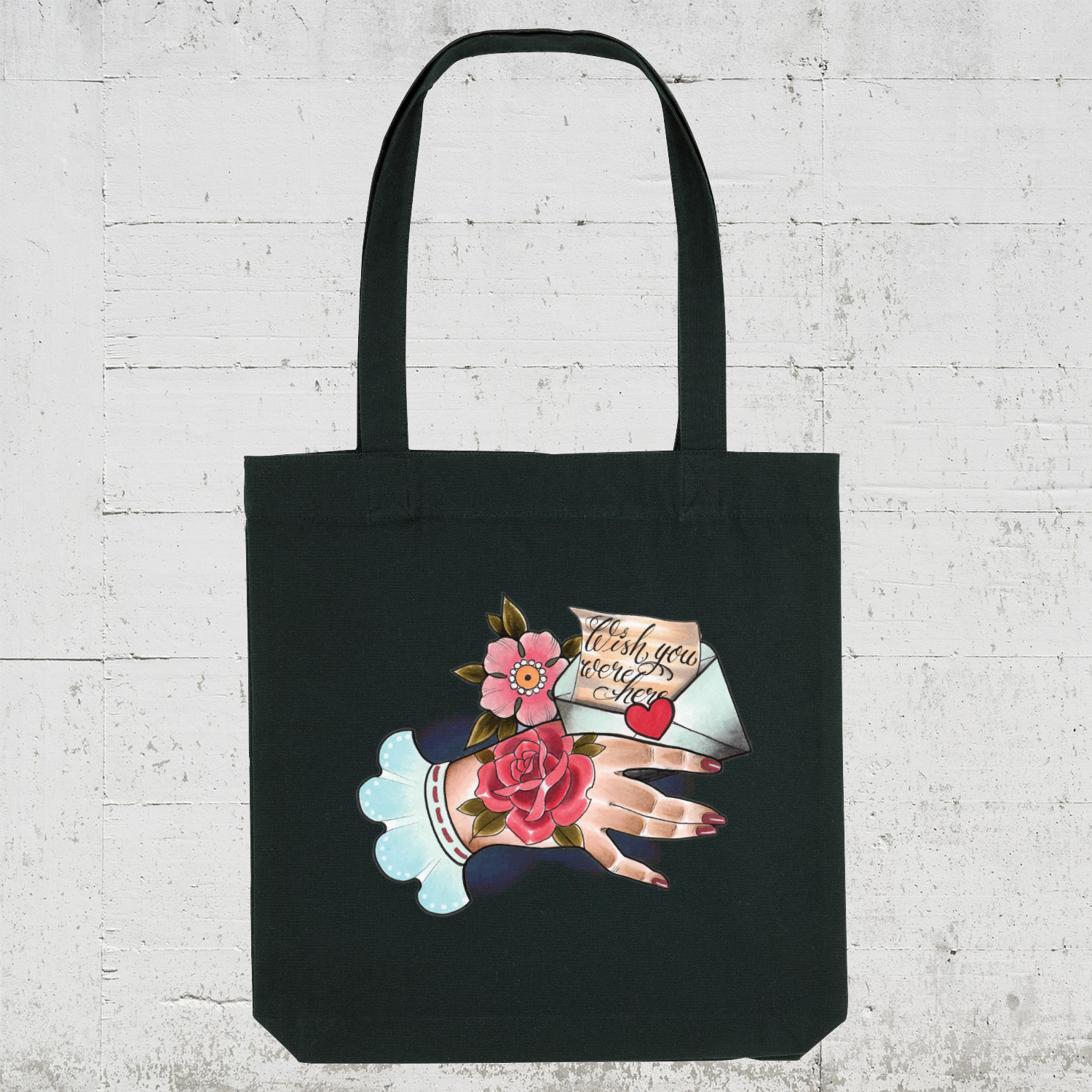 Cutekarin - Wish you were here | Bio Tote Bag HLP Artists