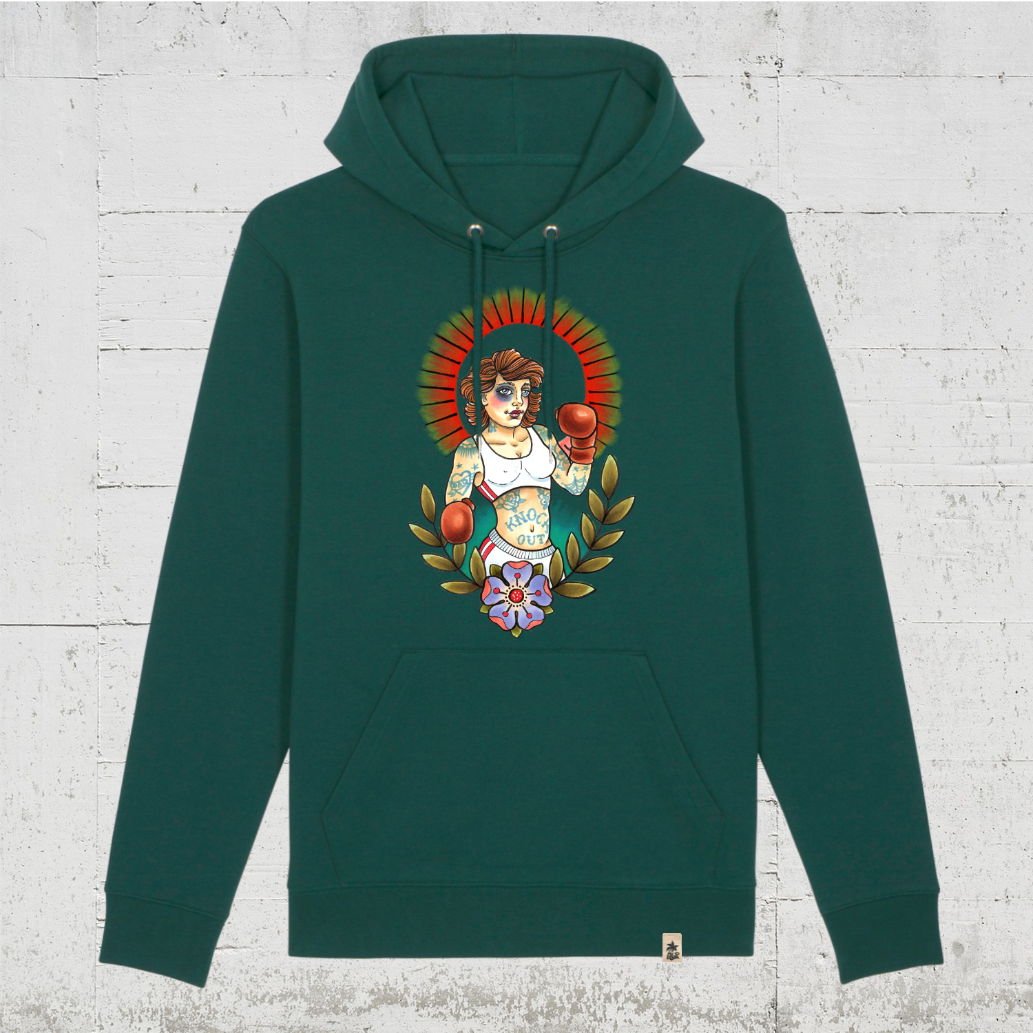 glazed green