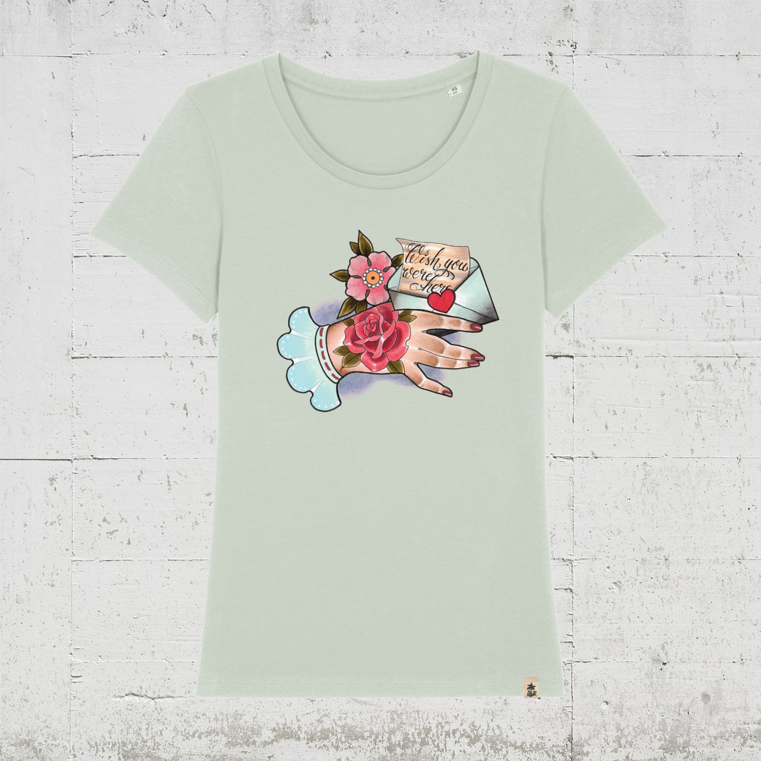 Cutekarin - Wish you where here | Bio T-Shirt Women HLP Artists