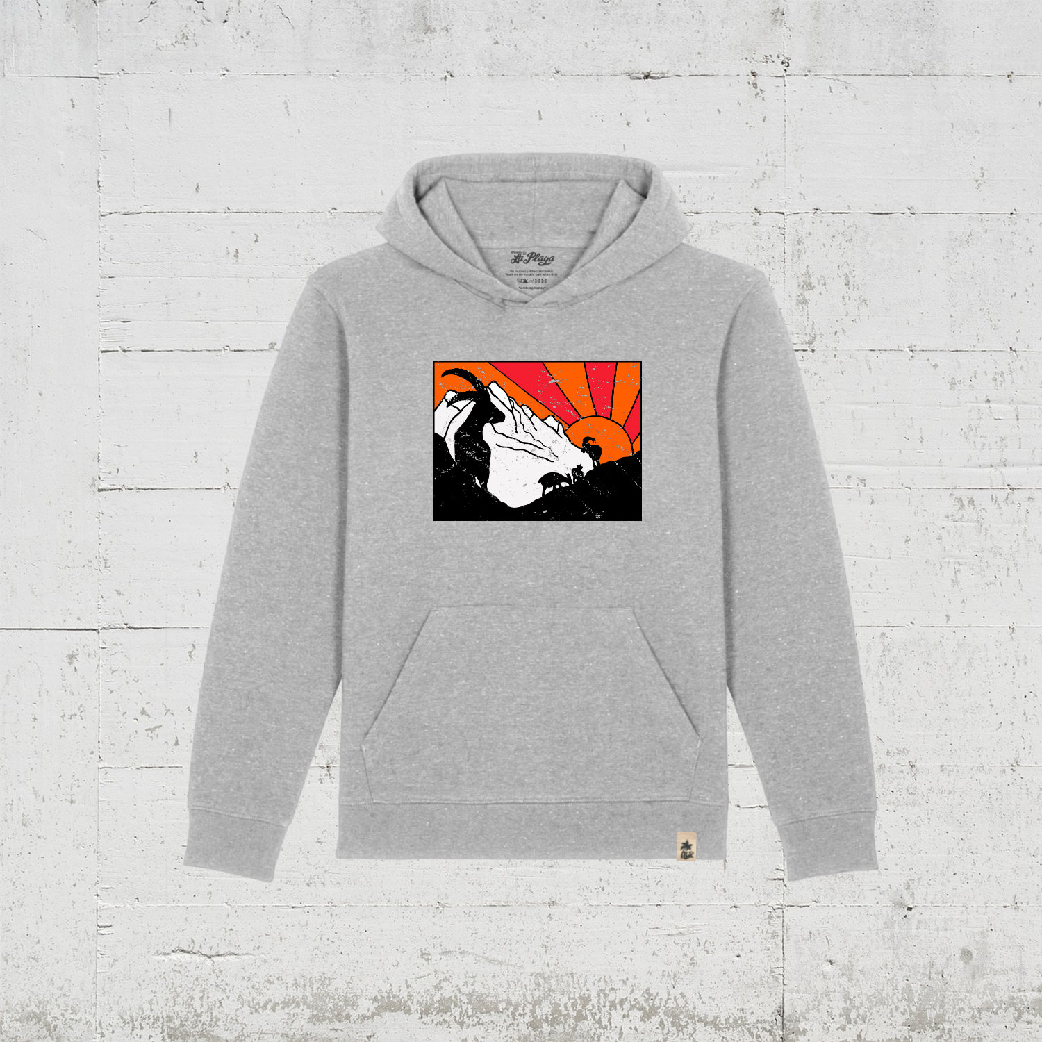 Backcountry | Bio Hoodie Kids - heather grey