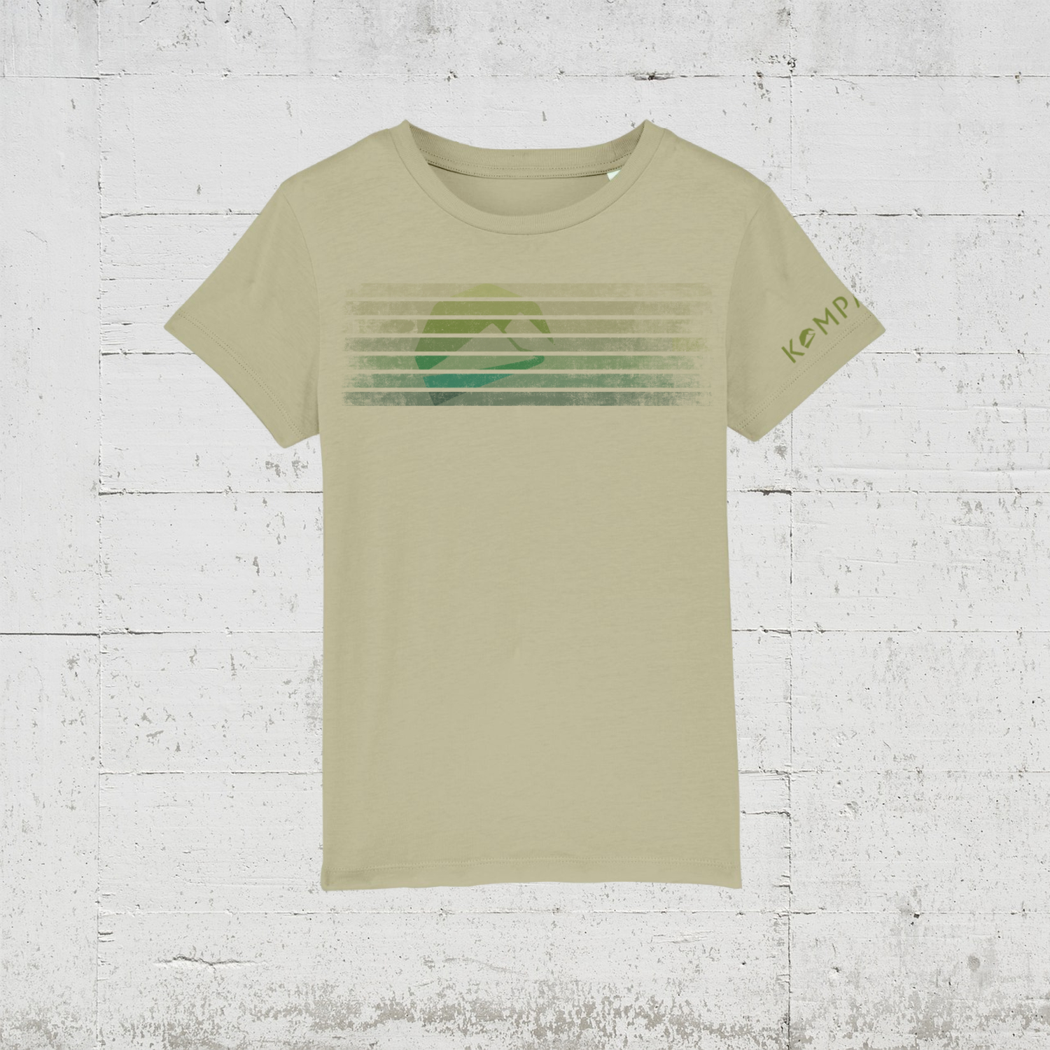 Kompanja Logo Stripes front | T-Shirt Kids