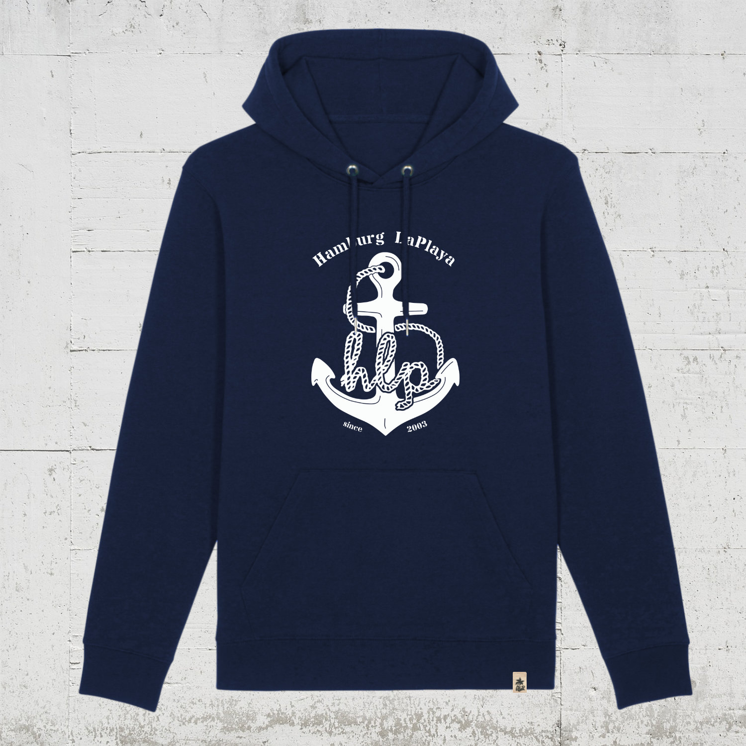 Anker und Tau | Bio Hoodie unisex french navy
