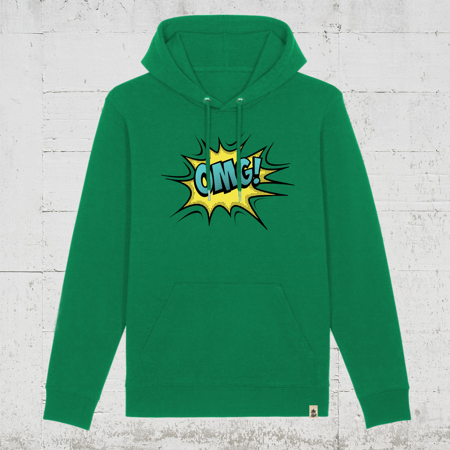 OMG! | Bio Hoodie unisex varsity green