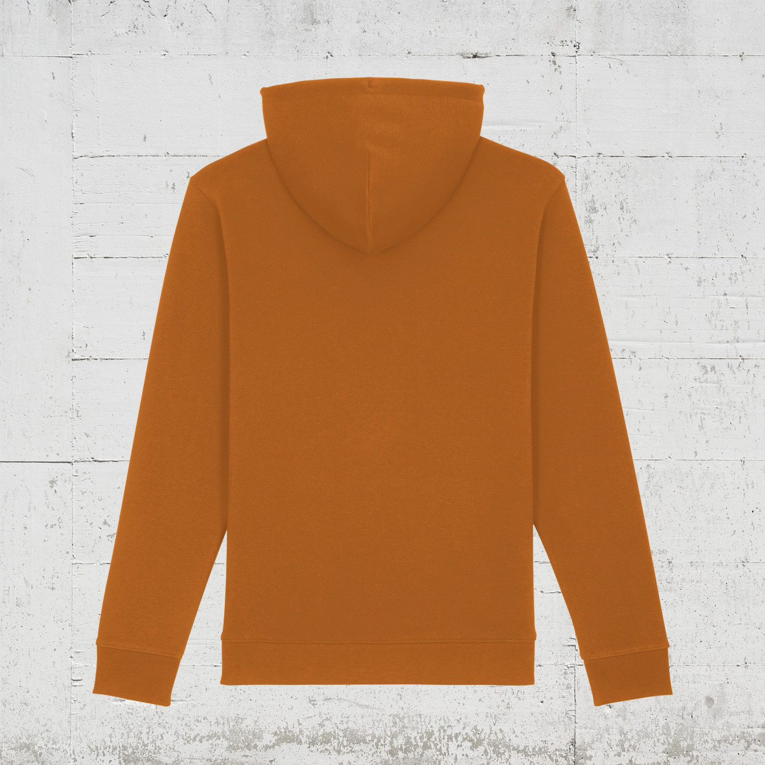 Heliboarder | Bio Hoodie unisex roasted orange back