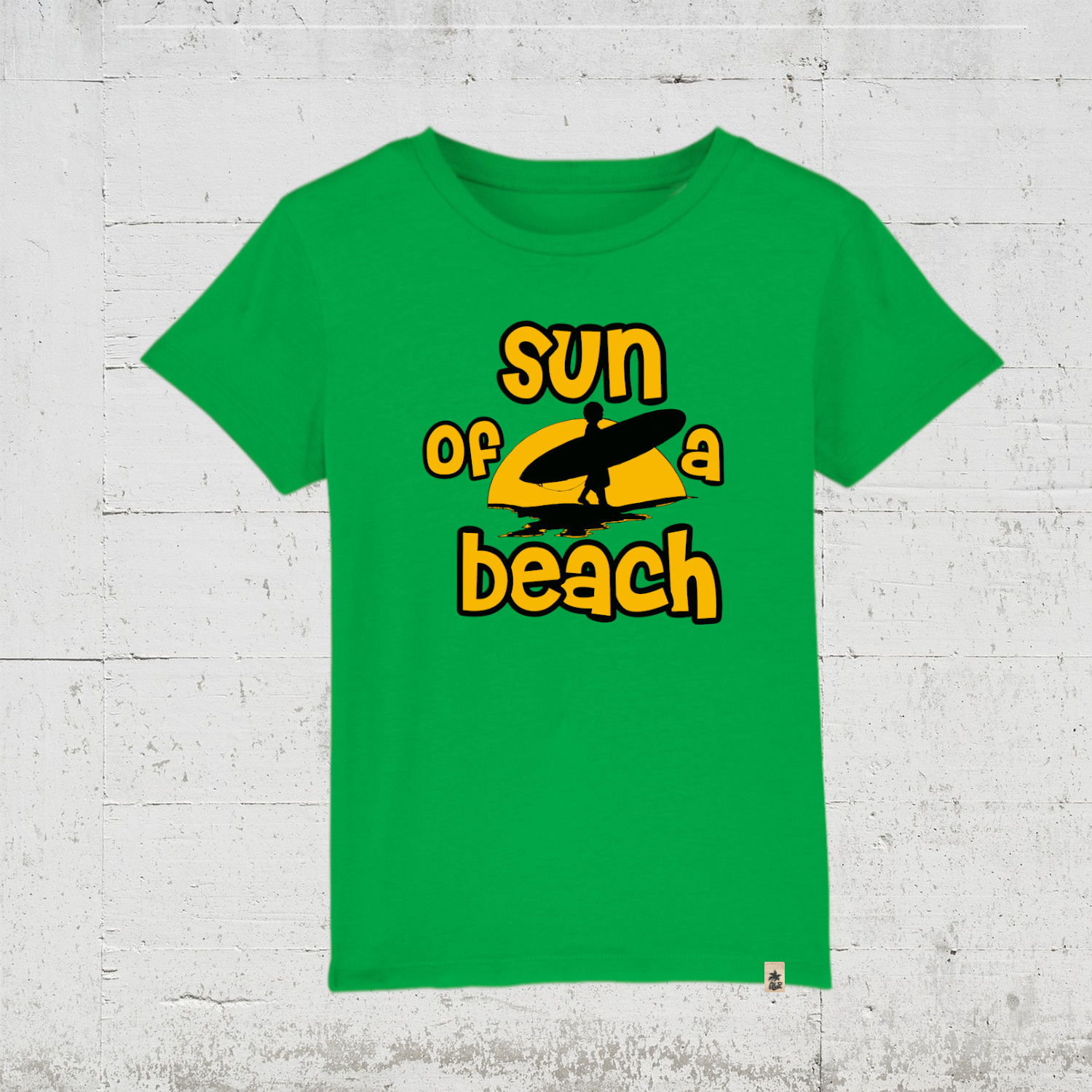 Sun Of A Beach | Bio T-Shirt Kids -  fresh green