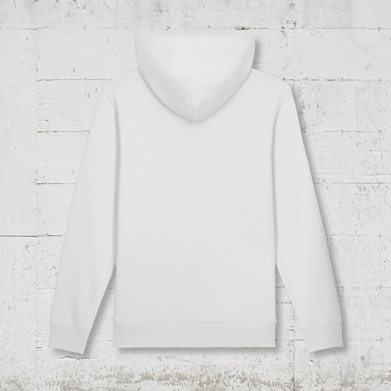 Heliboarder | Bio Hoodie unisex white back