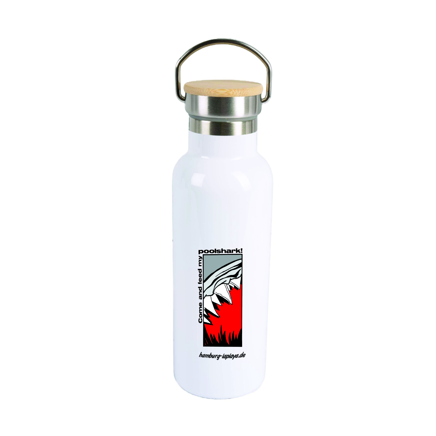 Pool Shark | Thermosflasche mit Bambus Verschluß