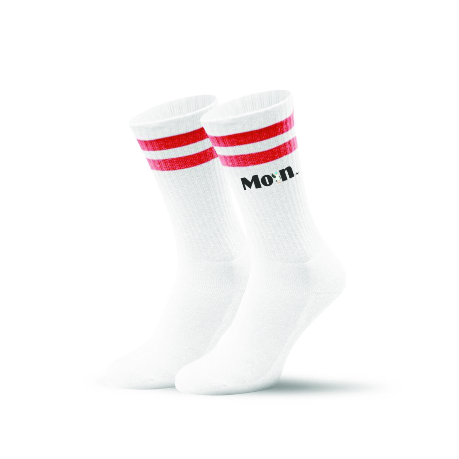 white - red
