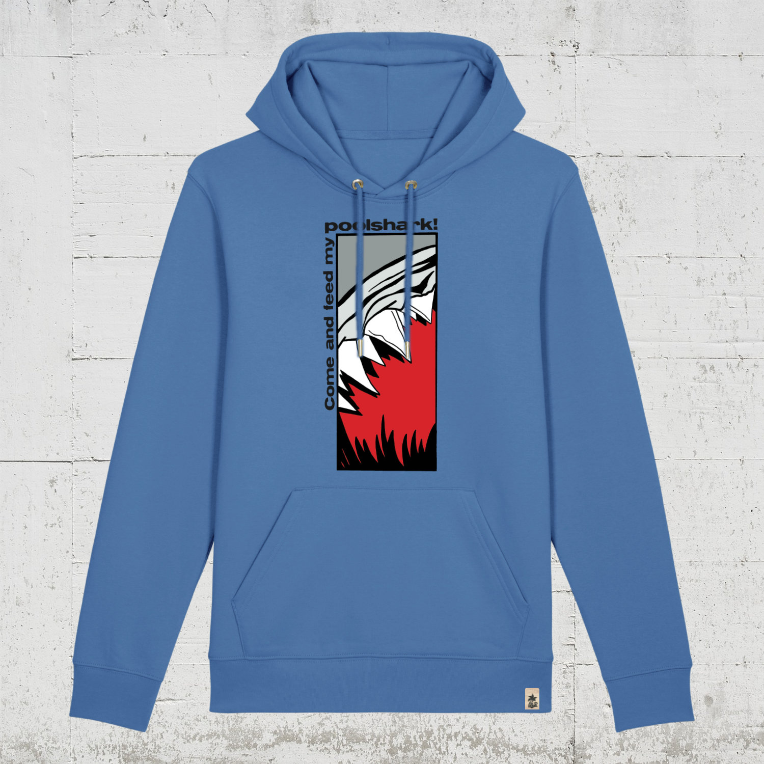 Poolshark | Bio Hoodie unisex bright blue