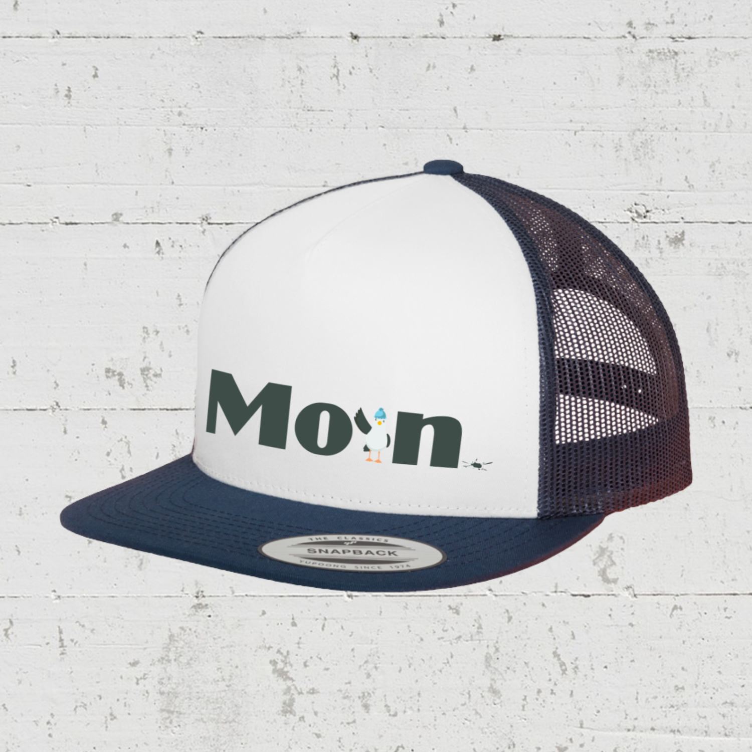 Moin | Trucker Cap front - navy white navy