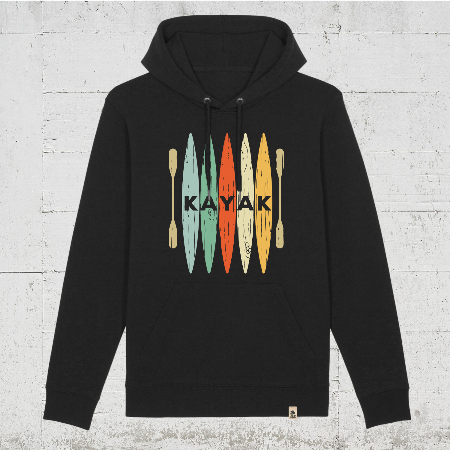 Kayak | Bio Hoodie unisex black