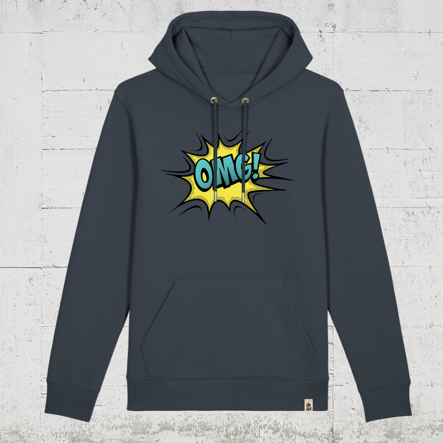 OMG! | Bio Hoodie unisex india ink grey