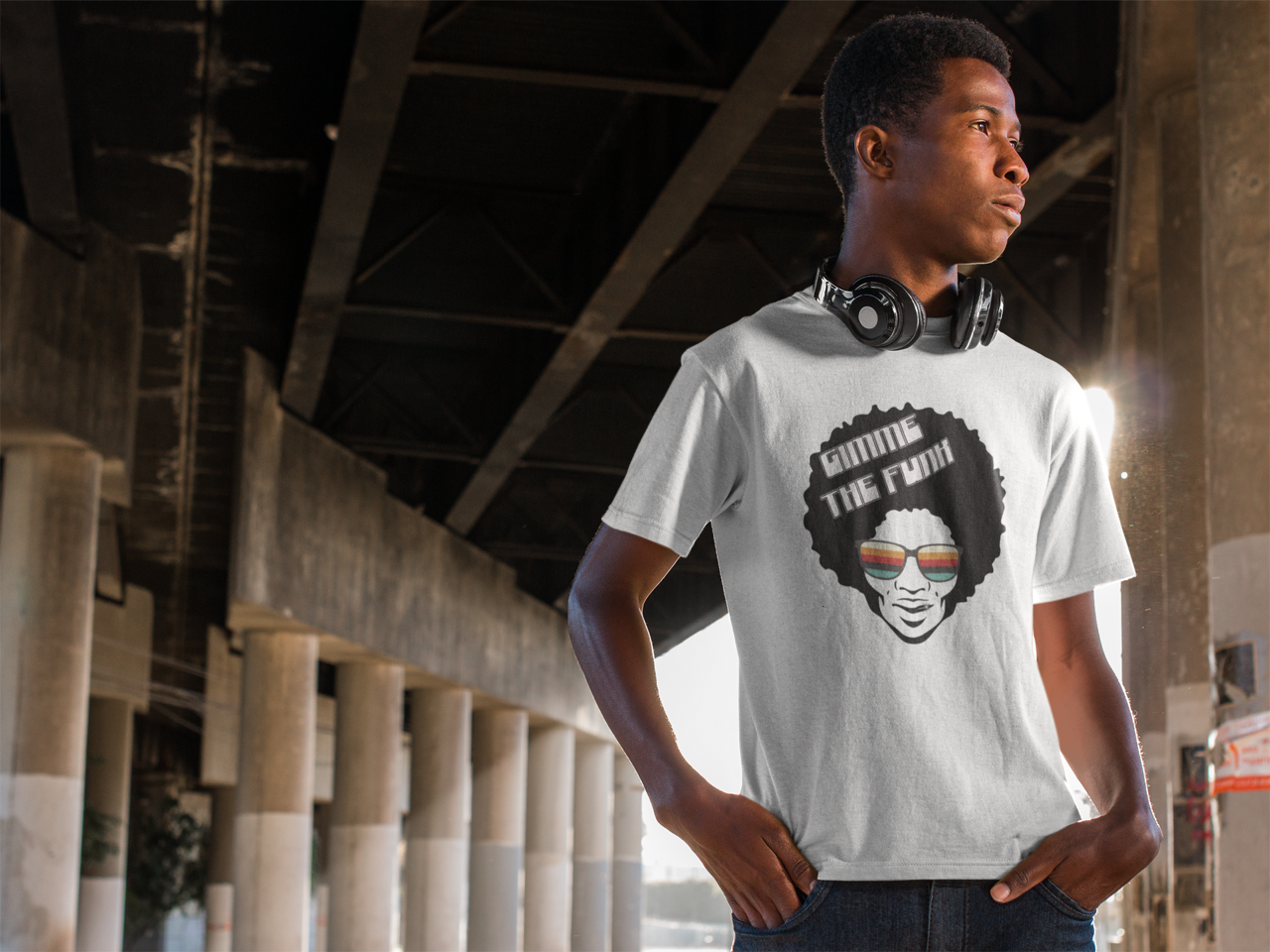 Mr Funk | Bio T-Shirt Men white