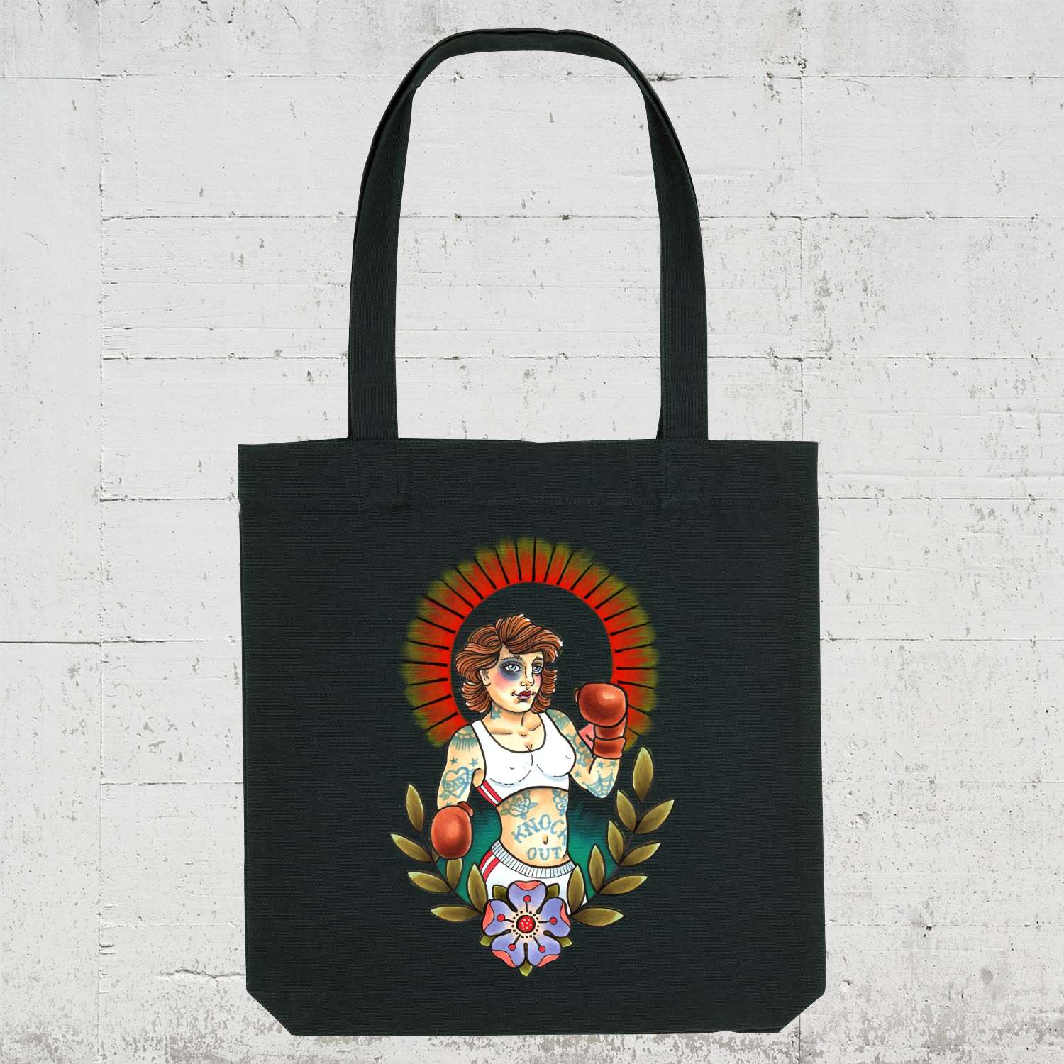 Cutekarin - Knock Out | Bio Tote Bag HLP Artists