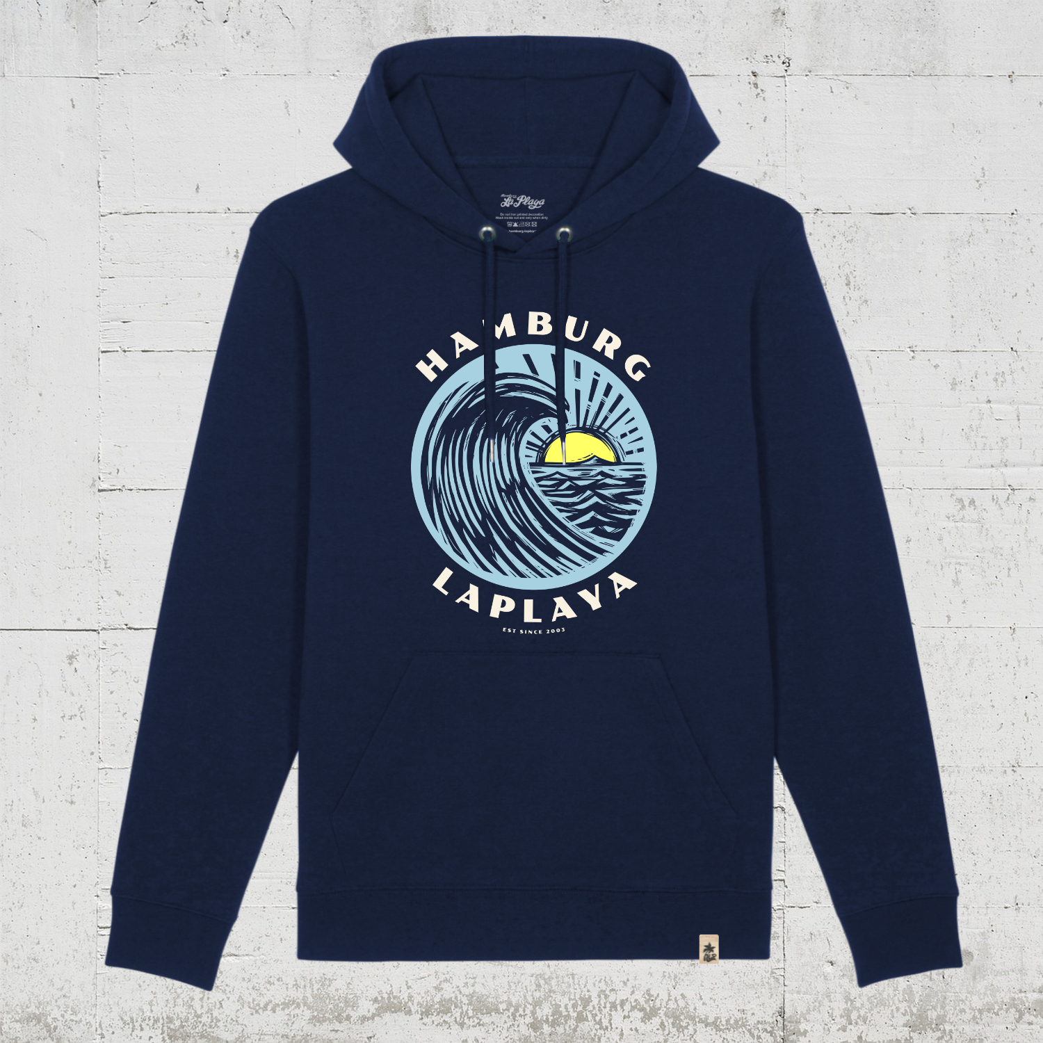 Waves and Sun | Bio Hoodie unisex
