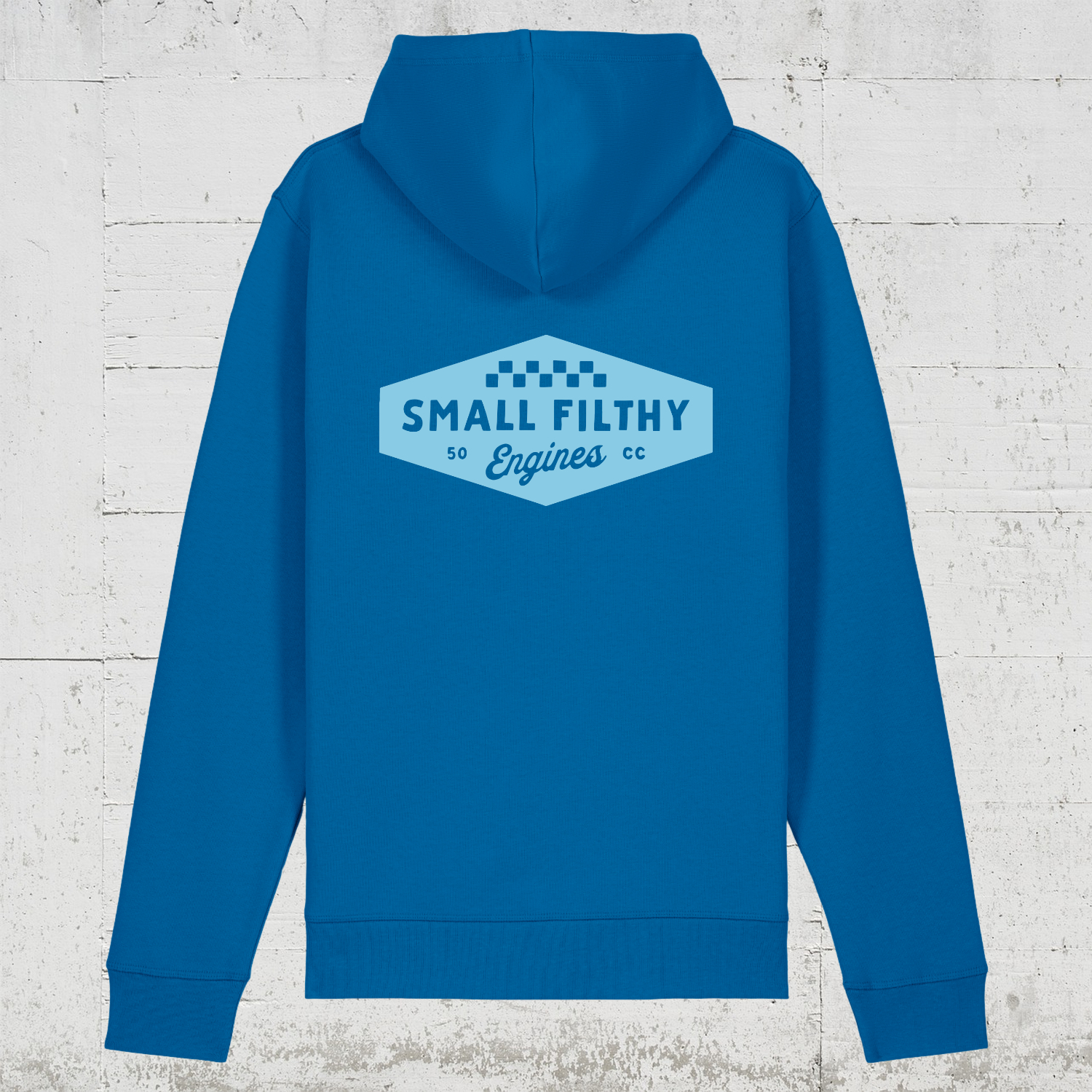 SFE Diamond | HLP Artists Bio Hoodie unisex back - royal blue