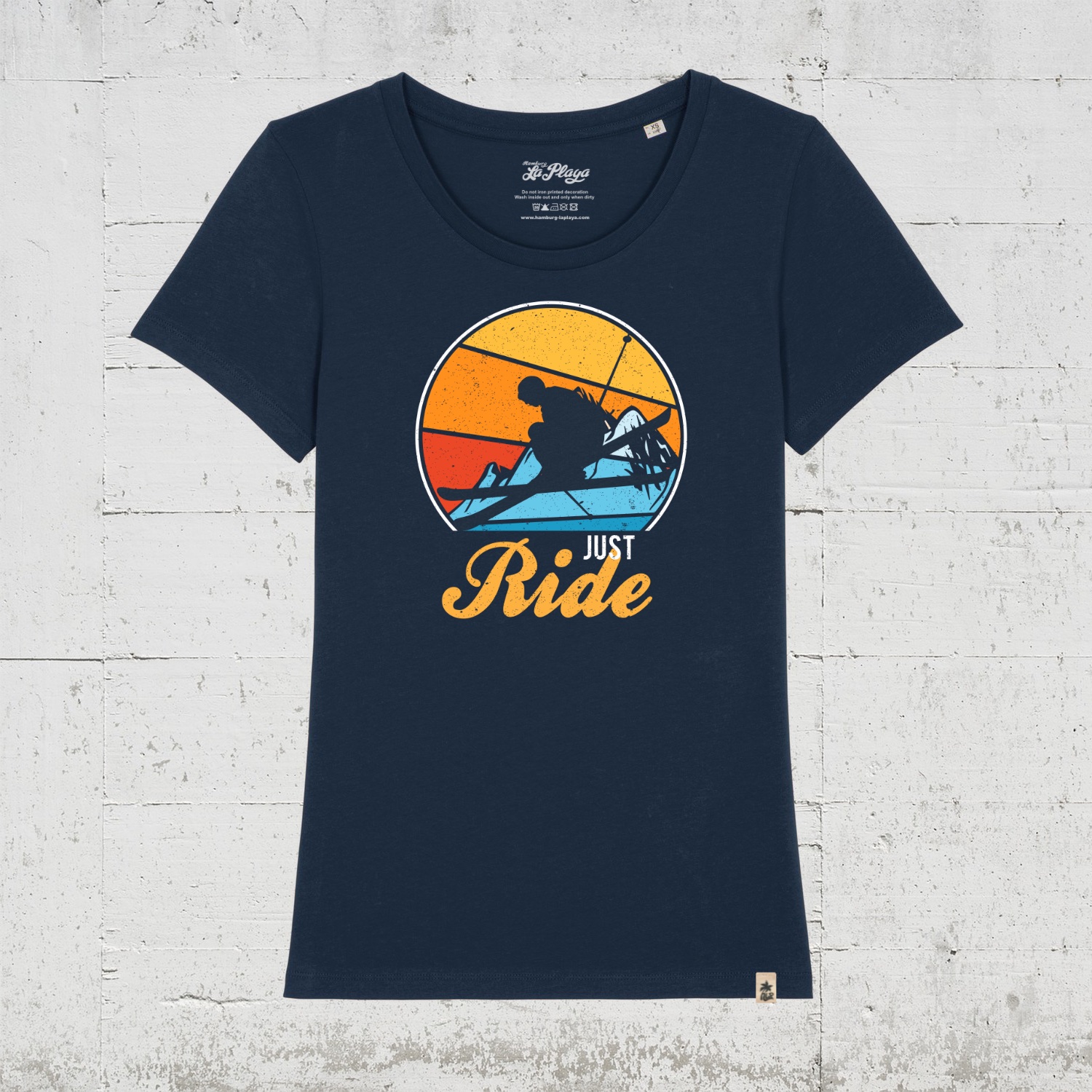 Just ride - Ski Edition | Bio T-Shirt Women - french navy