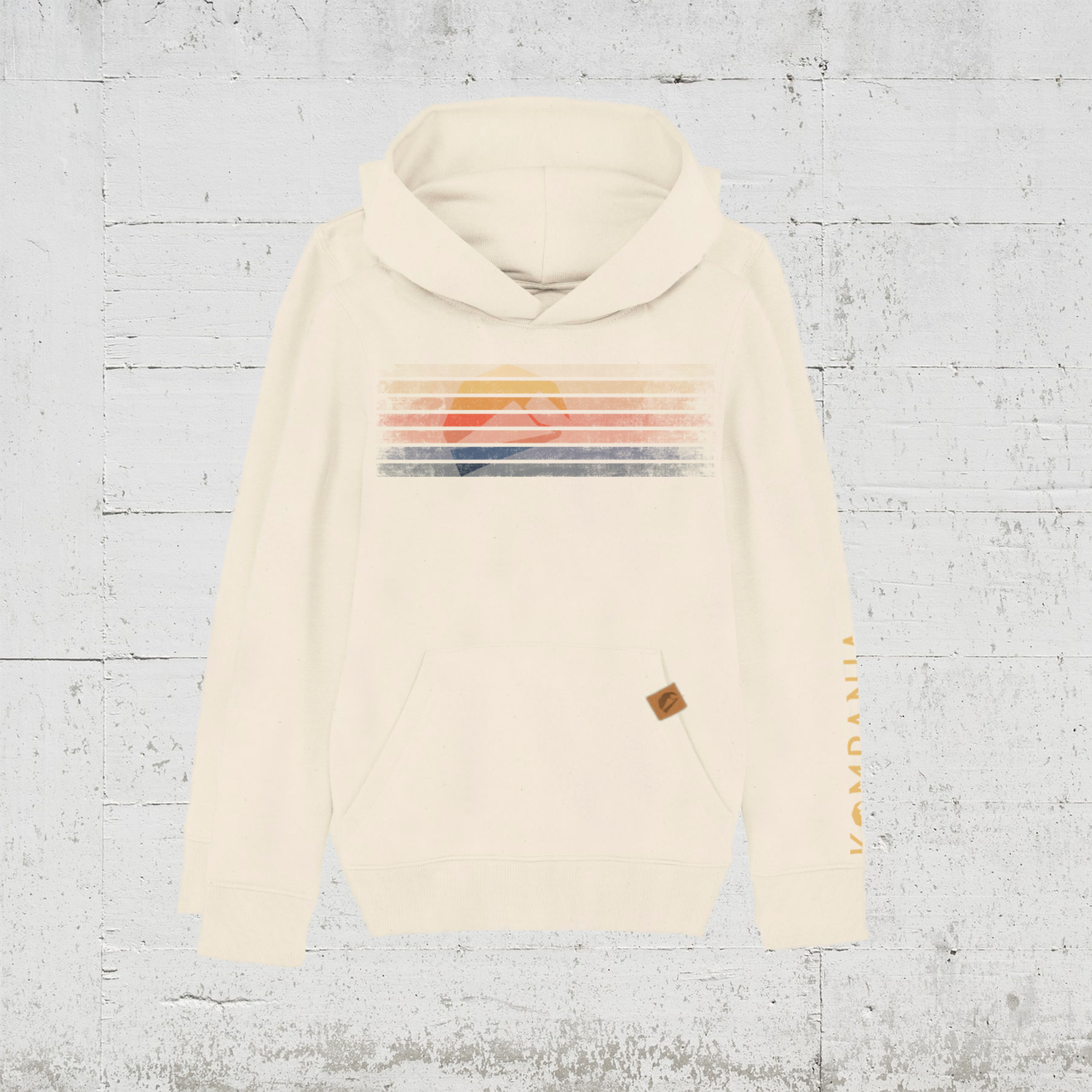 Kompanja Logo Stripes front | Hoodie Kids