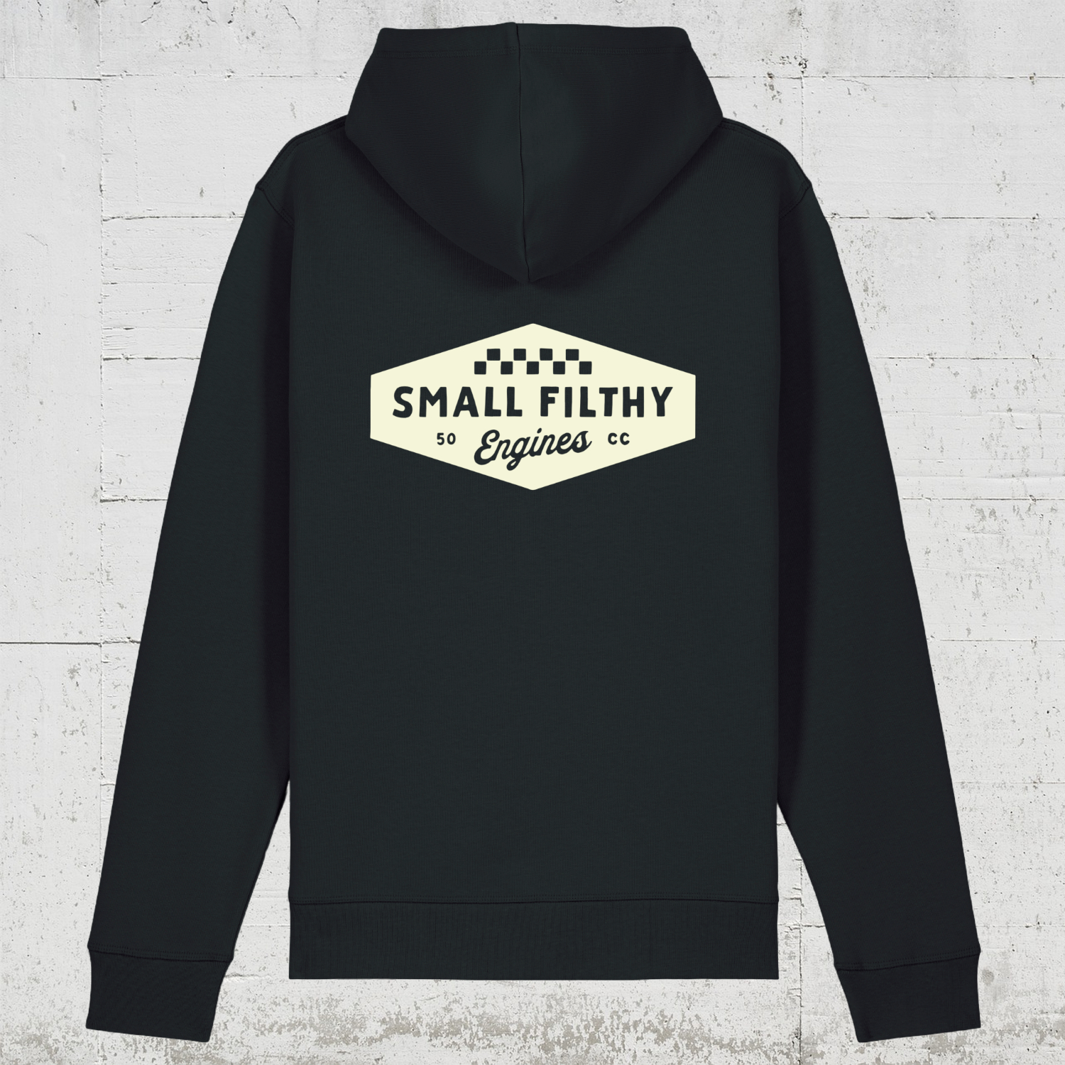 SFE Diamond | HLP Artists Bio Hoodie unisex back - black