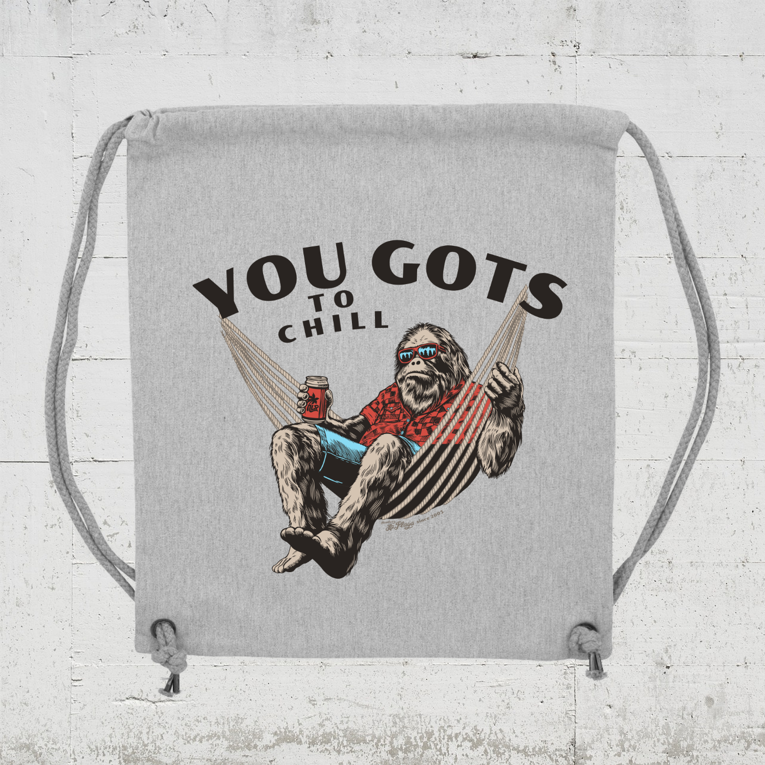 You Gots To Chill | HLP Bio Gym Bag - heather grey