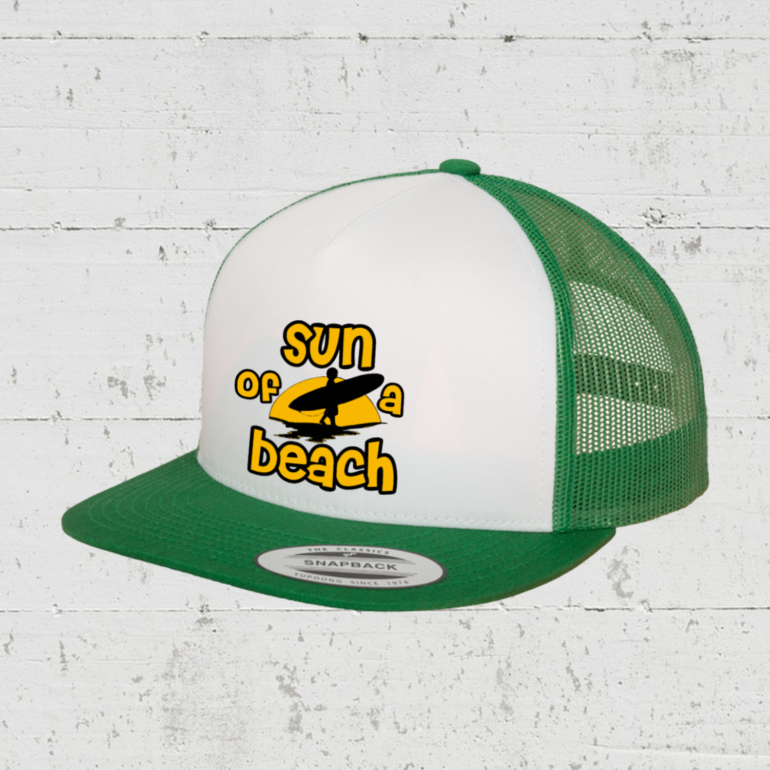 kelly green - white - kelly green