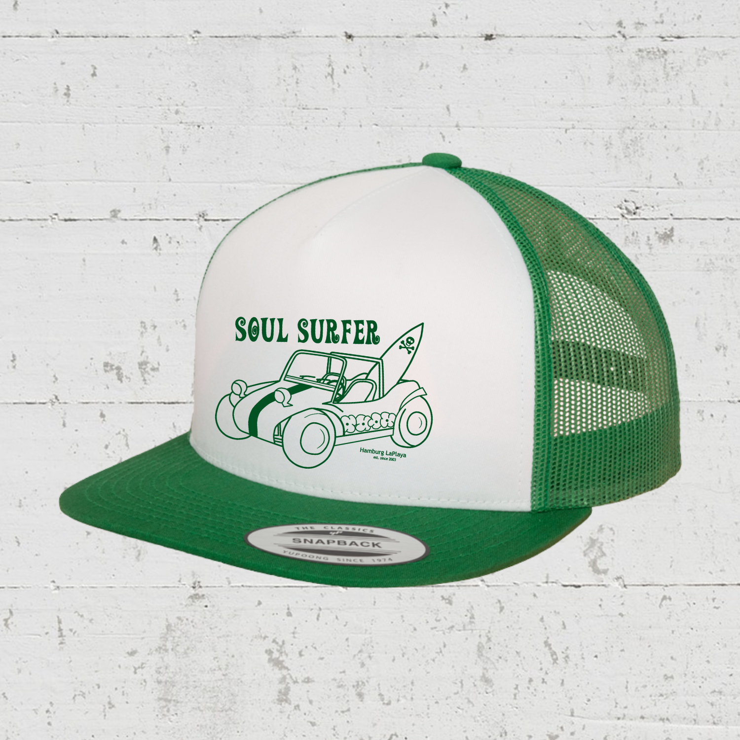 Surfbuggy | Trucker Cap - kelly green white kelly green