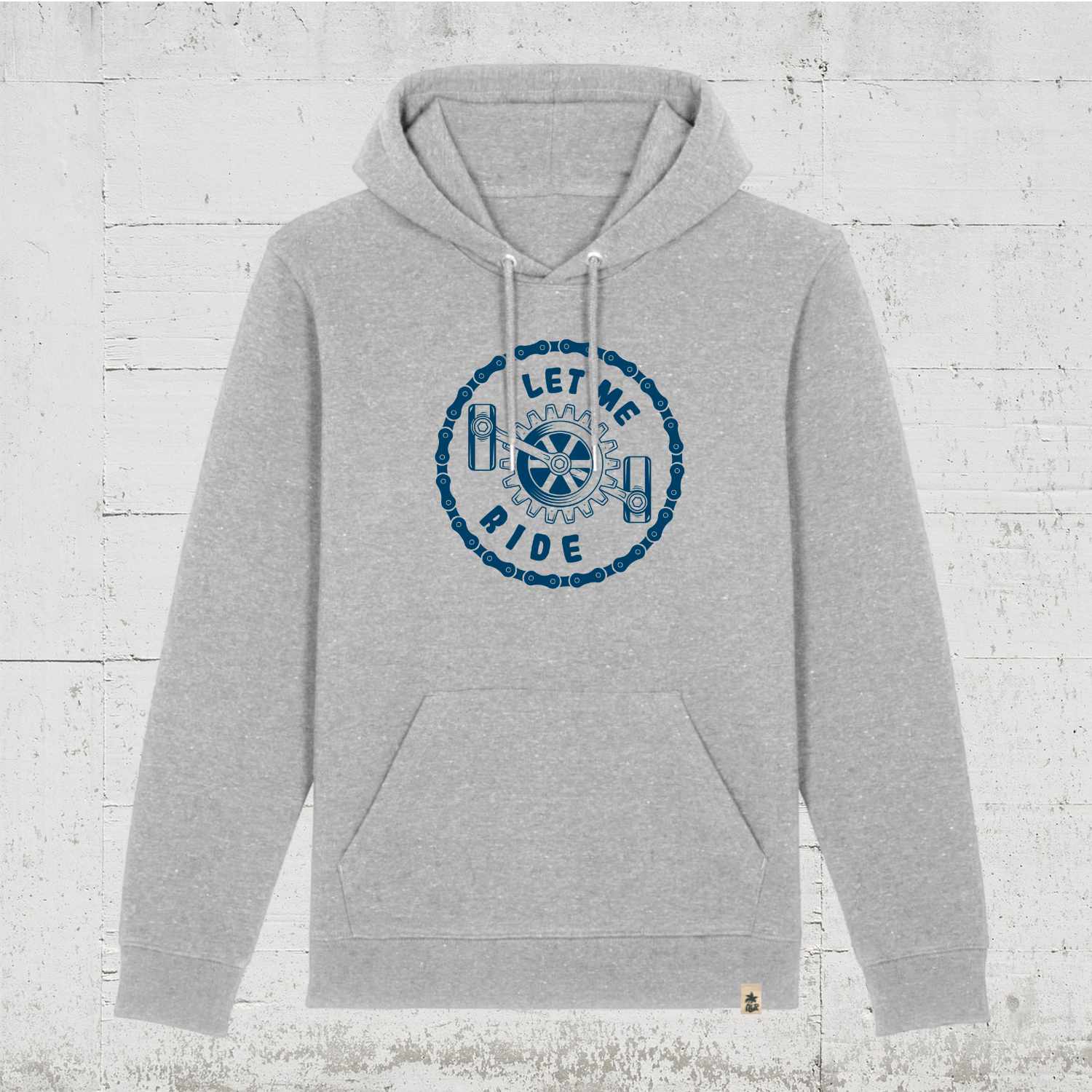Let Me Ride | Bio Hoodie unisex heather grey