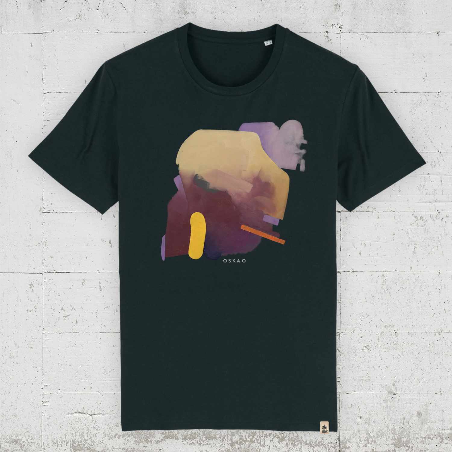 Oska O - Dough Heffner | Bio T-Shirt Men HLP-Artists - black - organic - vegan - fairwear