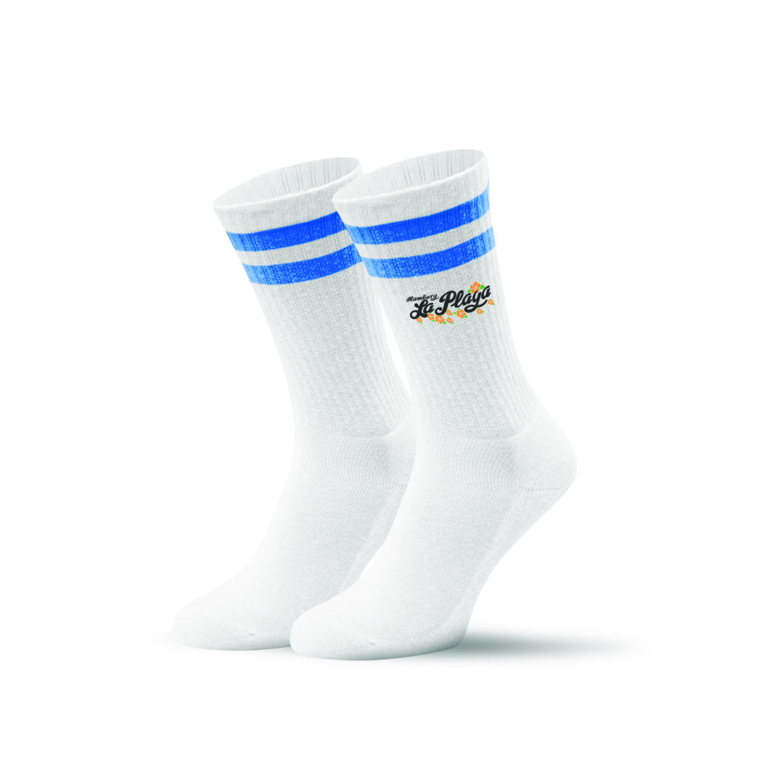 white - blue
