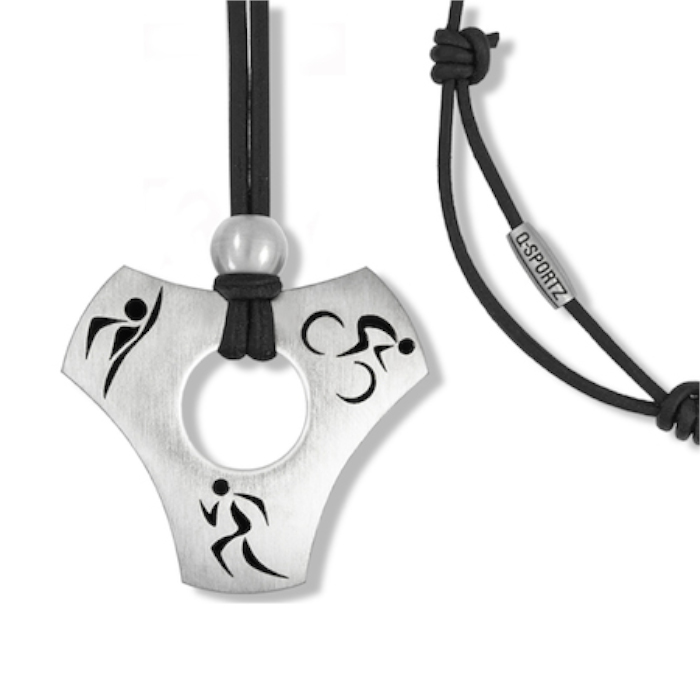 Triathlon Amulett-Dreiecks Kette Q-Sportz
