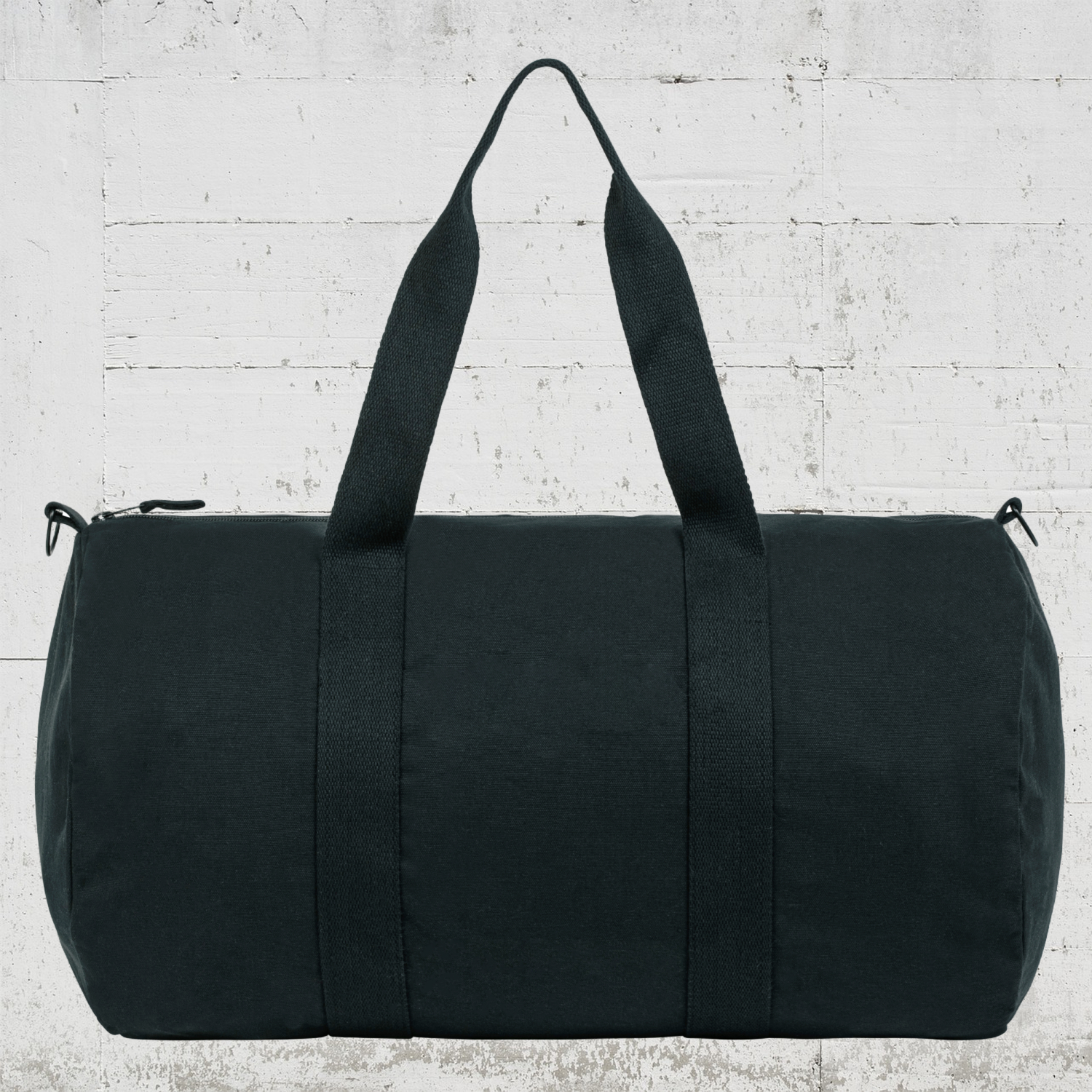 JRRS Canvas Sporttasche in black mit Logo der Johann-Rieder Realschule Rosenheim