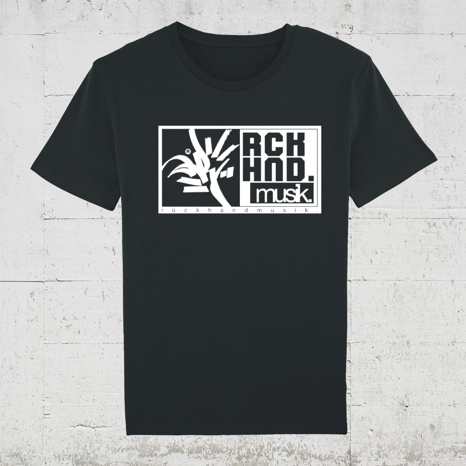 Rückhandmusik Logo |  T-Shirt Men HLP Artists