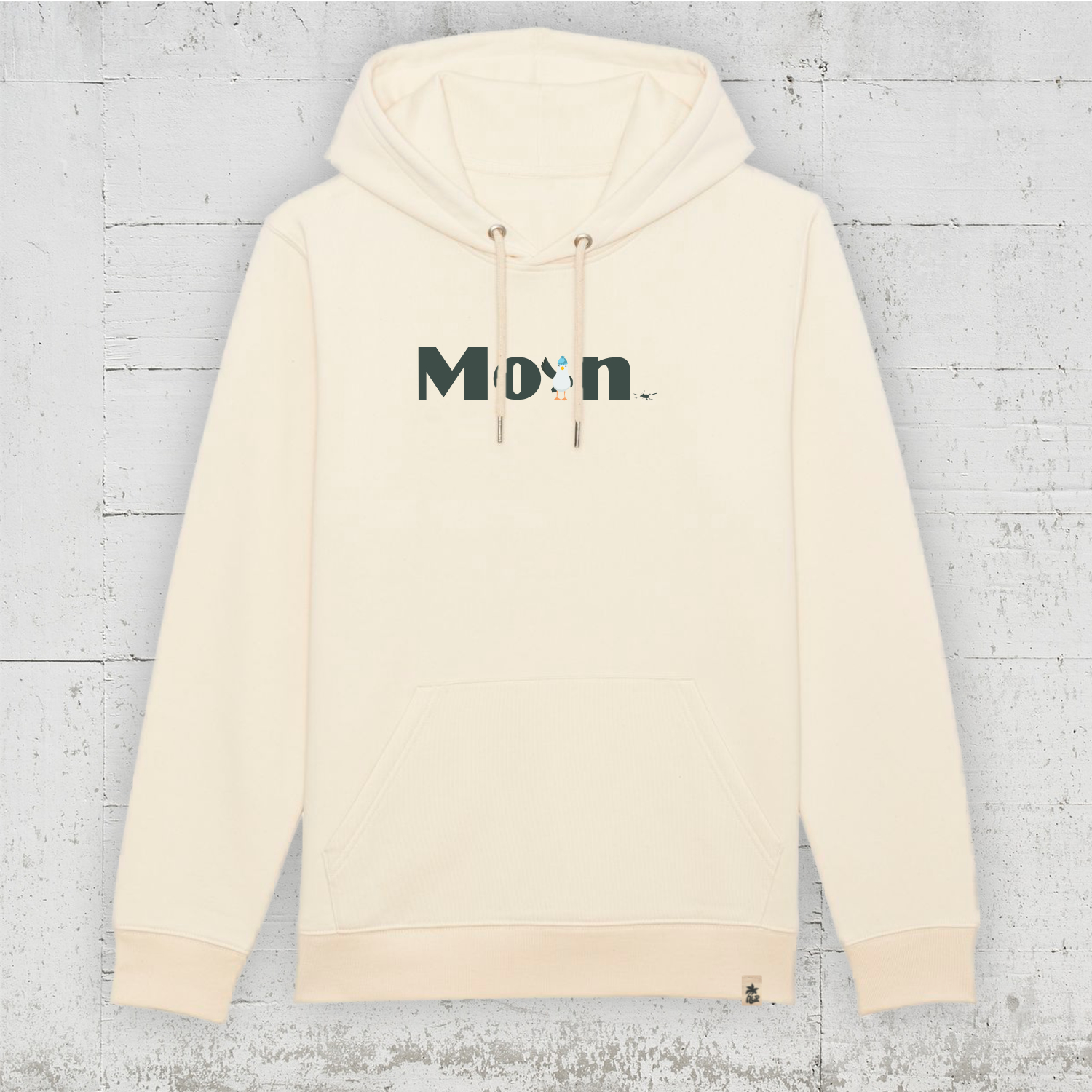 Moin | Bio Hoodie unisex natural raw