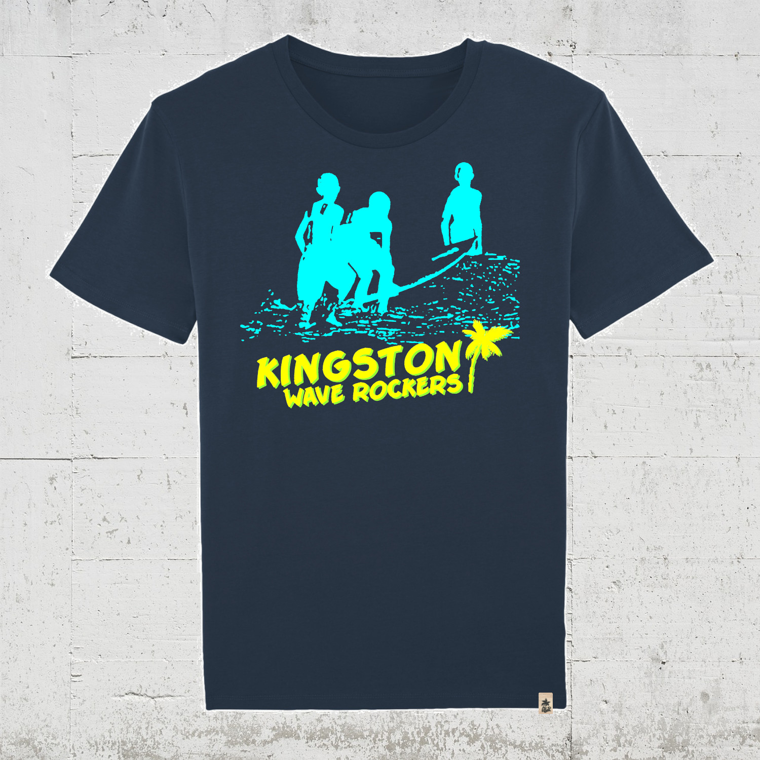 Kingston Wave Rockers | Bio T-Shirt Men french navy