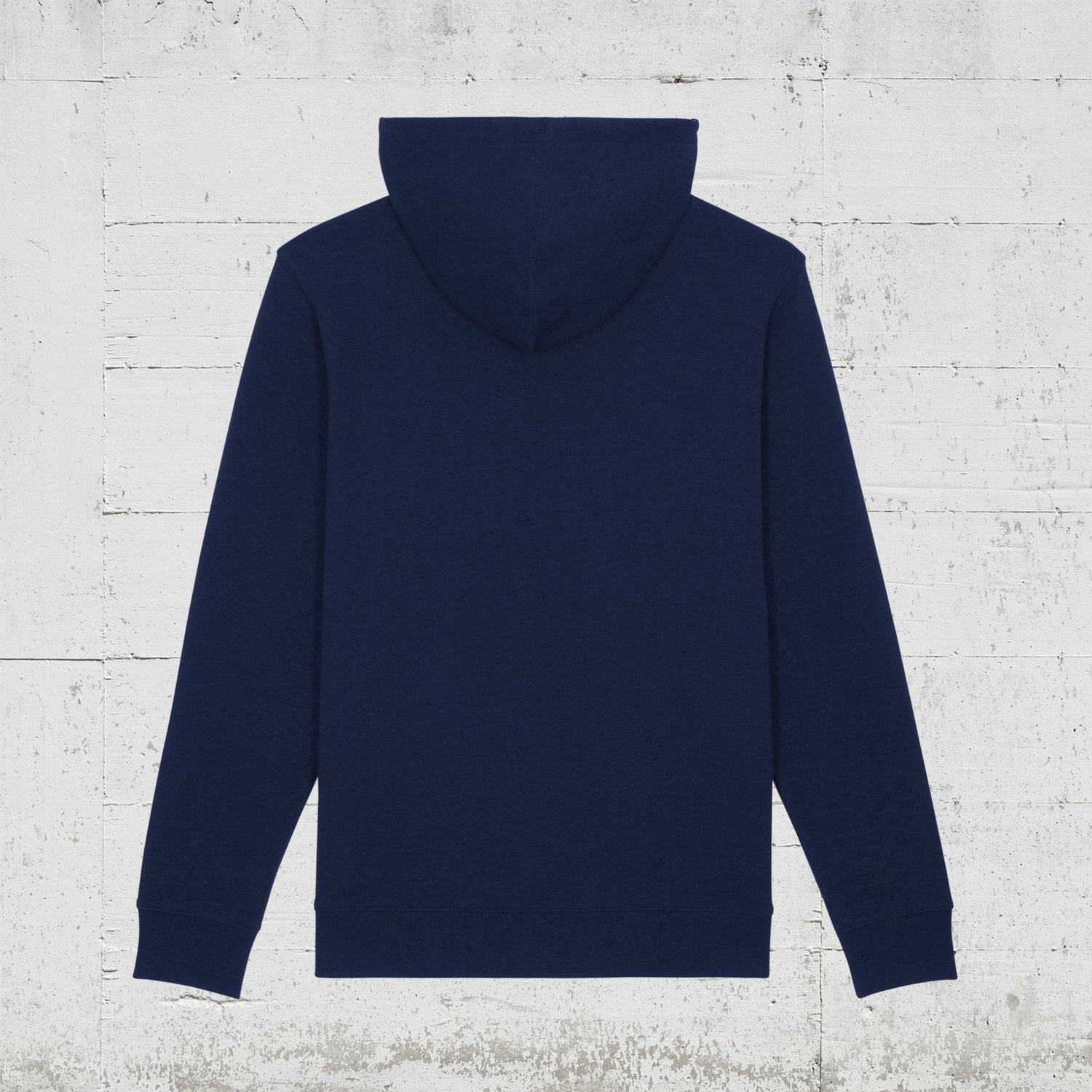 About Paper - Na&?  | Bio Hoodie unisex HLP Artists french navy back